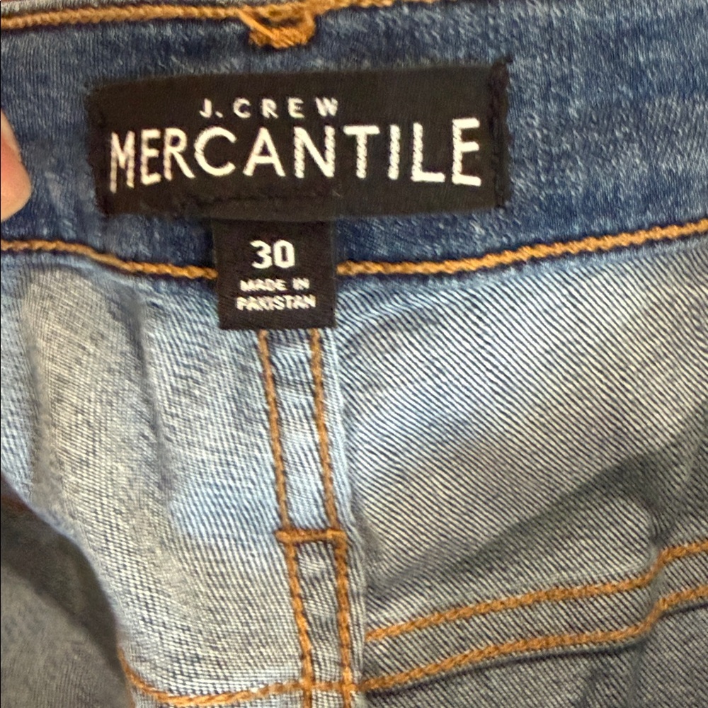 J. Crew Classic Blue Straight Leg Jeans - Picture 3 of 3